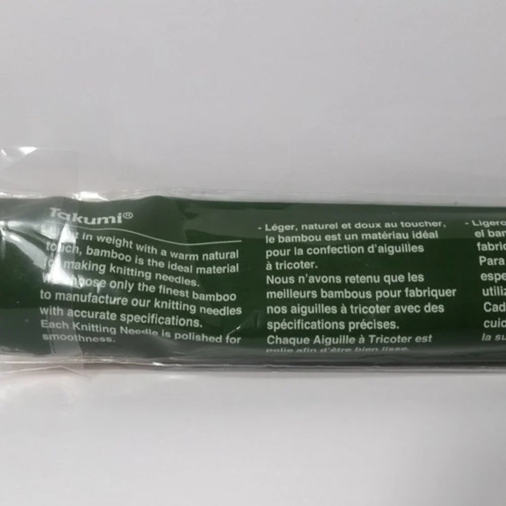 Bamboo Single Point Knitting Needles 10